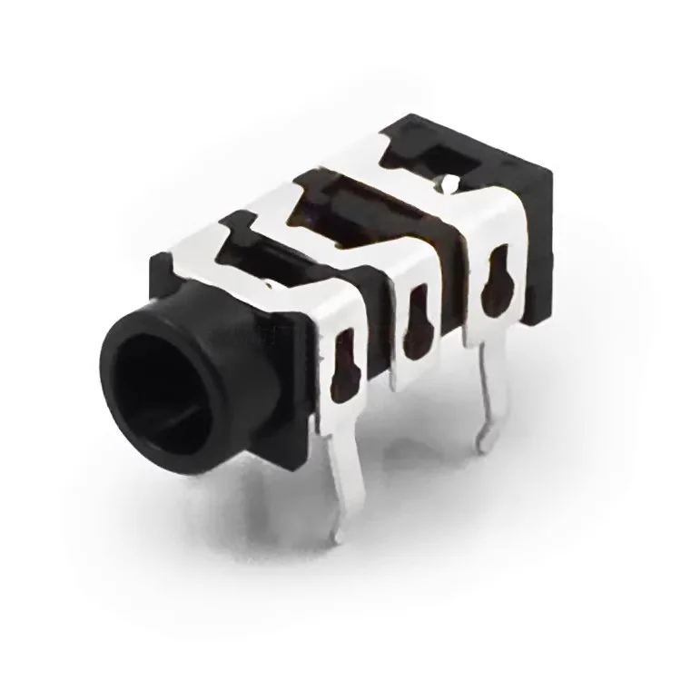 3.5 Headphone Jack Black all copper 5pin PJ-313 Headphone jack