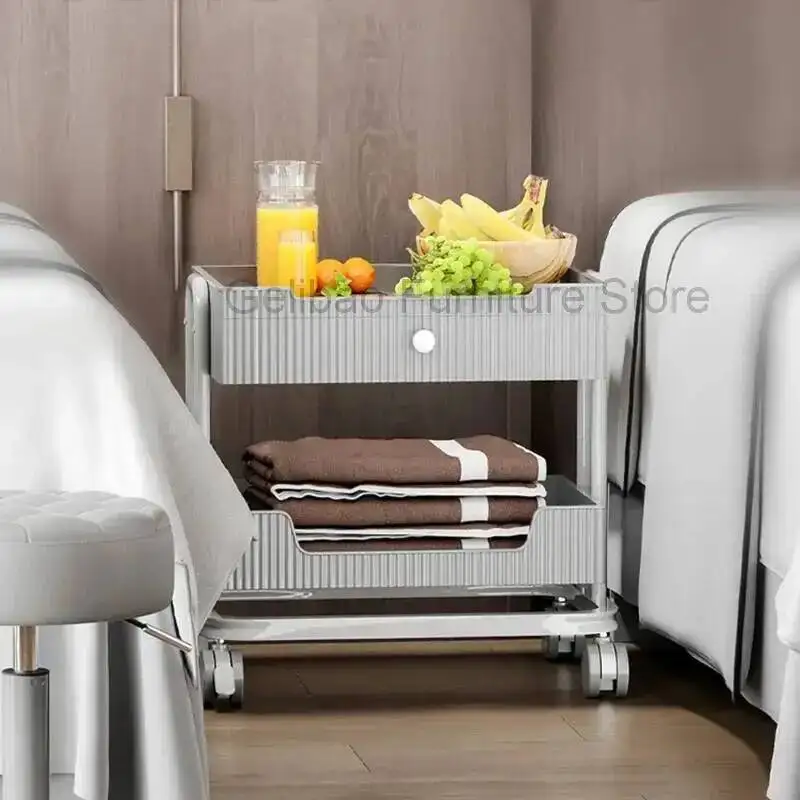 

Cart Nails Hairdressing Organizer Beauty Salon Trolley Wheels Hair Trolley Delivery Carrello Estetista Barbering Equipment