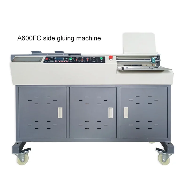 Upgrade A600FC A3 Hot Melt Glue Binding Machine Side Glue Binding Machine Tender Book Financial Binding Machine Large