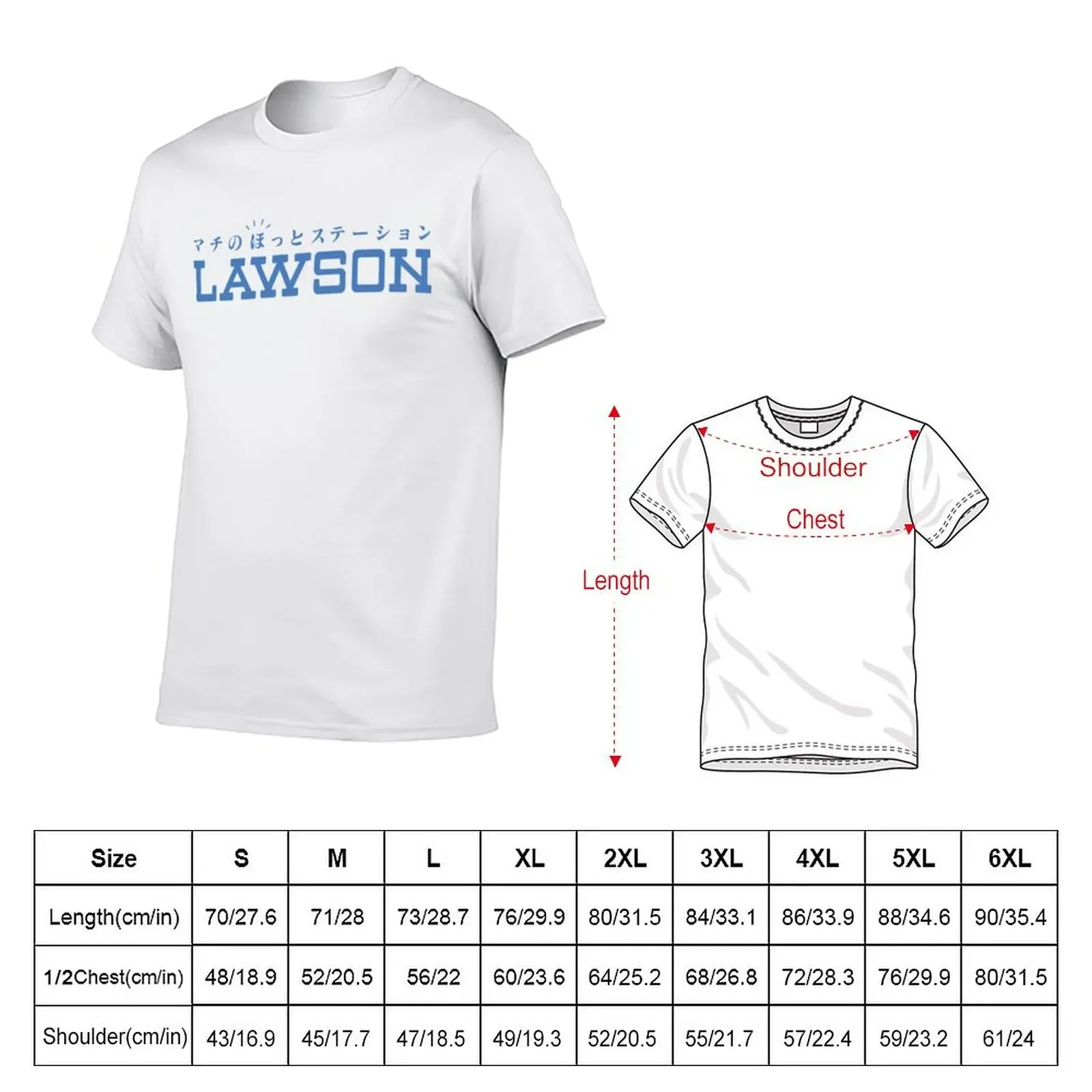 Lawson Convenience Store Japan (Konbini) T-shirt quick-drying customs design your own Men's clothing