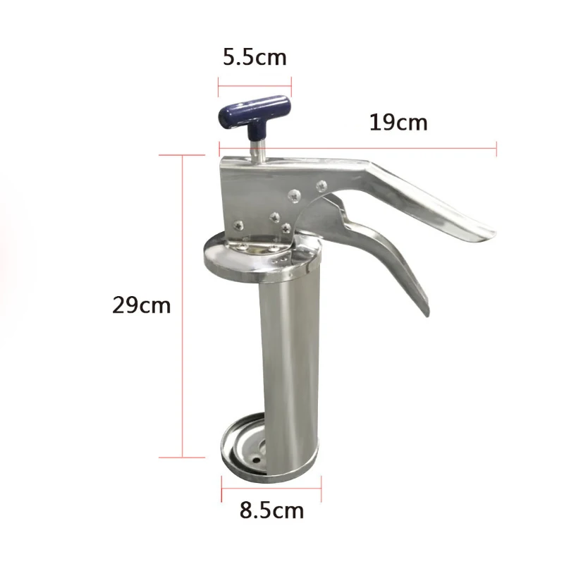 Seasoning Gun Dispenser Thickened 304 Stainless Steel Tomato Sauce Gun 10G/20G Burger Filler Salad Squeezing Sauce Gun