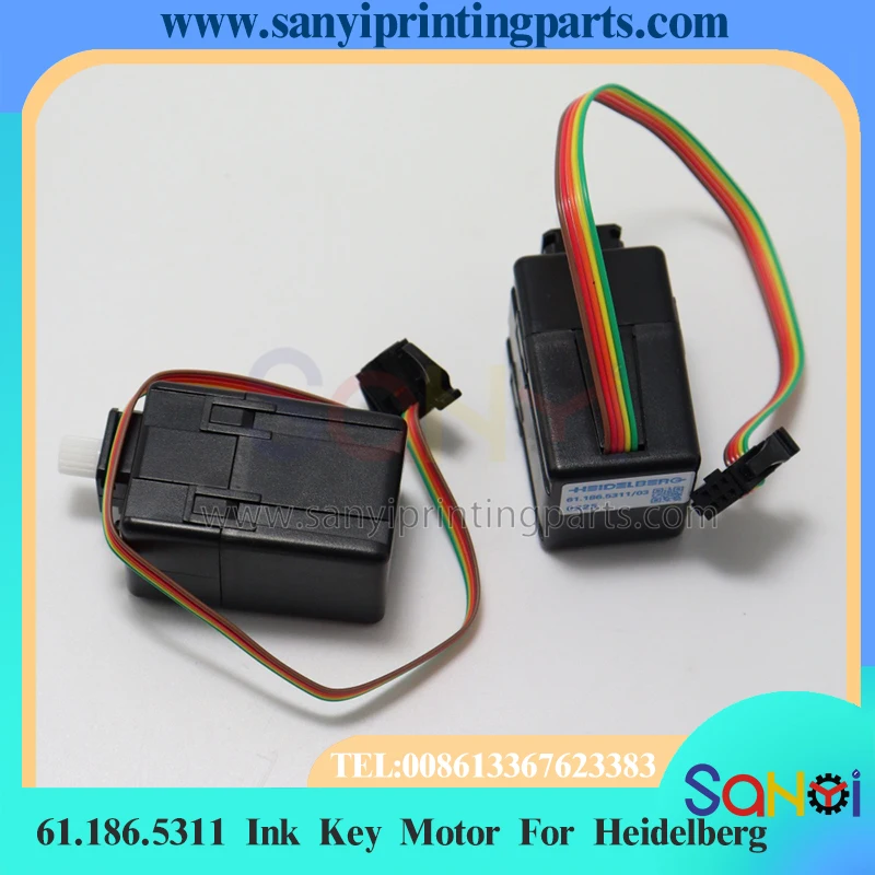 

5 Piece Heidelberg Ink Key Geared Motor 61.186.5311/03 For SM74 SM52 SM102 Printing Machine