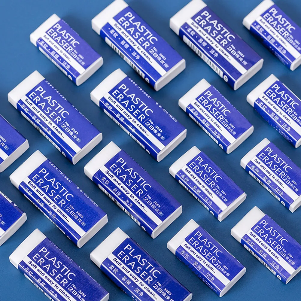 30 قطعة ممحاة قلم رصاص محمولة للامتحان، ممحاة للتلاميذ، أدوات مكتبية صغيرة من المطاط البلاستيكي