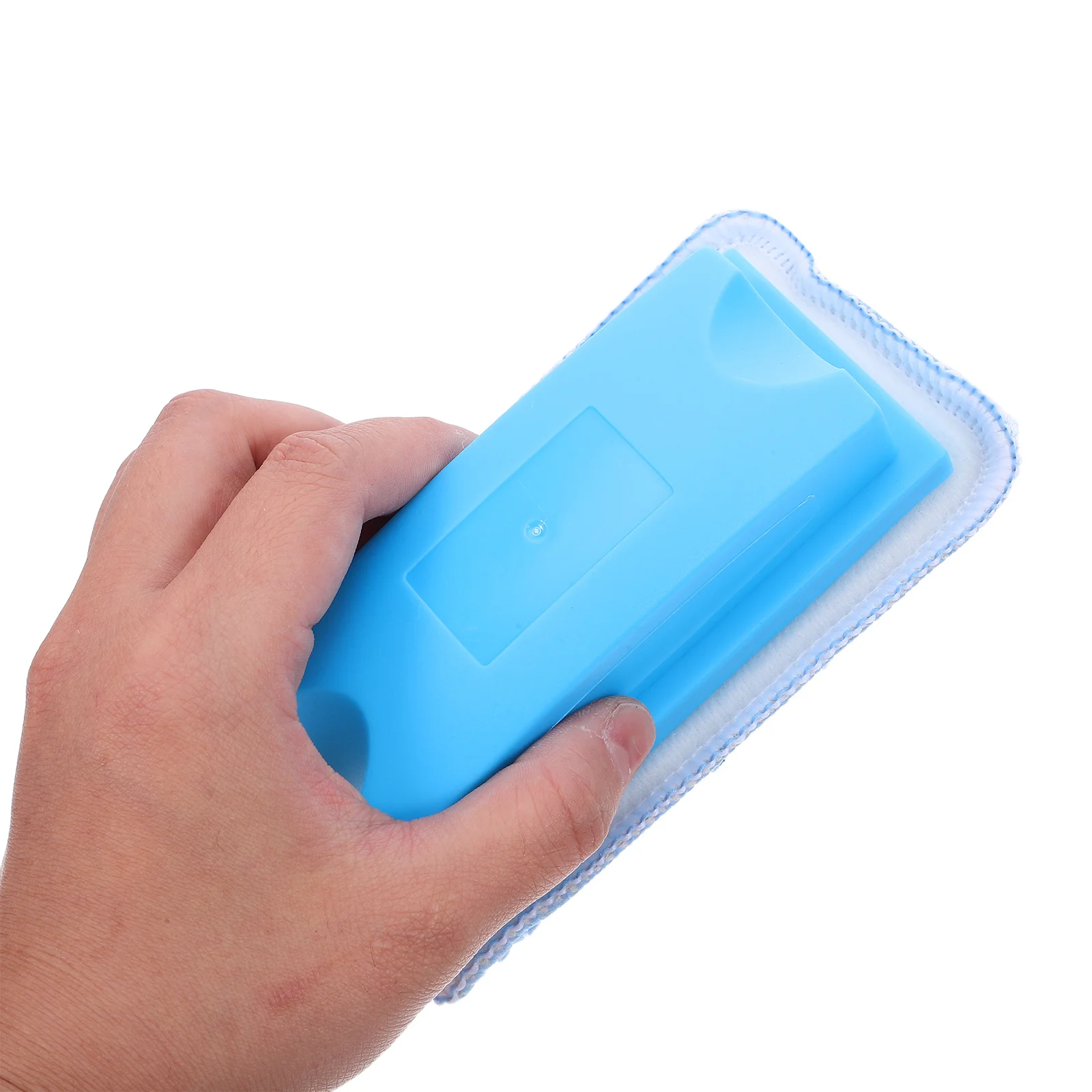 

2pcs Dry Board Eraser For Chalkboards Water Absorbing Fabric Pad Dustless Reusable Washable Classroom Office School Supply