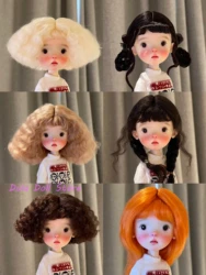 2026 Dula Doll Wigs for Landoudou Landazz  Blue bean 6 points 16cm head circumstance