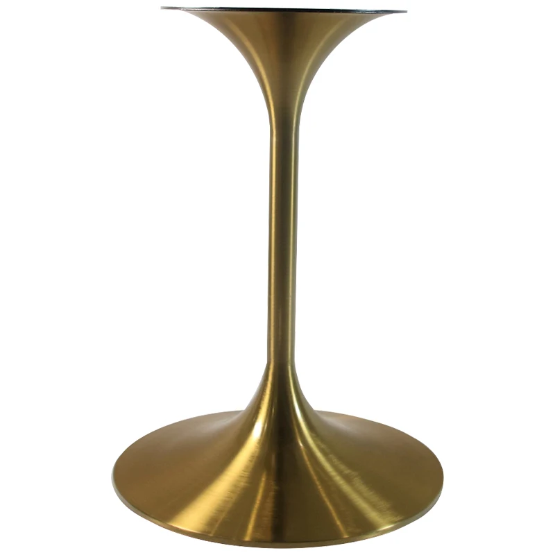 Customized DIY Metal Pedestal Simple Iron Trumpet Table Legs Feet Stand Modern Tulip Table Base for Hotel Restaurant Living Room