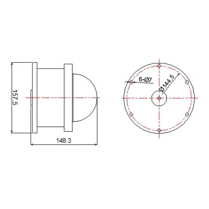 Cámara subacuática subacuática PTZ POE IP de alta velocidad de 5MP 100M para pescar