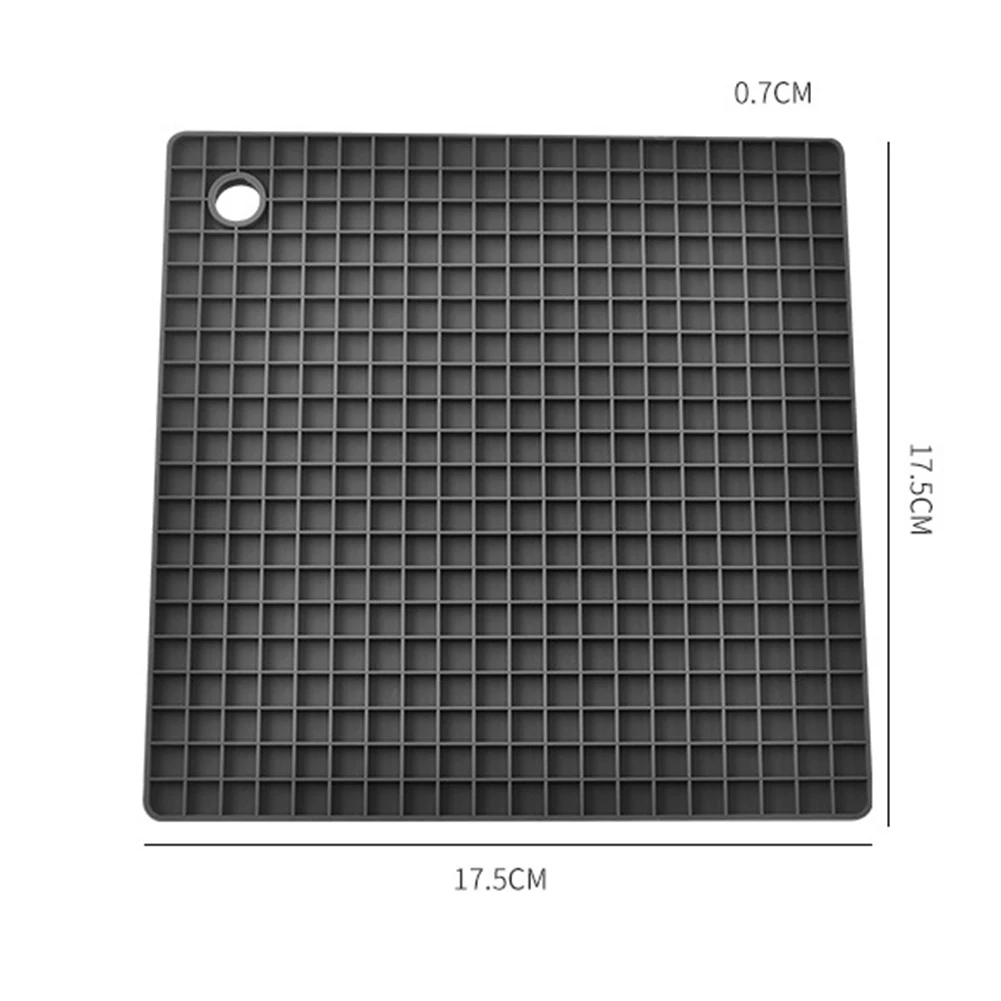 For Baking Black Silicone Oven Mitts Easy Clean Silicone Trivet Mats Pot Handle Covers Heat Resistant Silicone Dishwasher Safe
