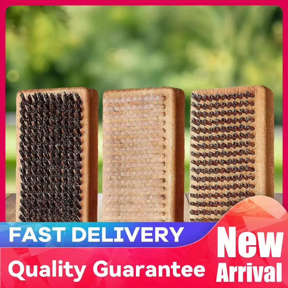 

3Pcs Ski/Snowboard Wax Brush Kit Ergonomic Handle Snowboard Brush Ski Snowboard Tuning Brush Snowboard Accessories