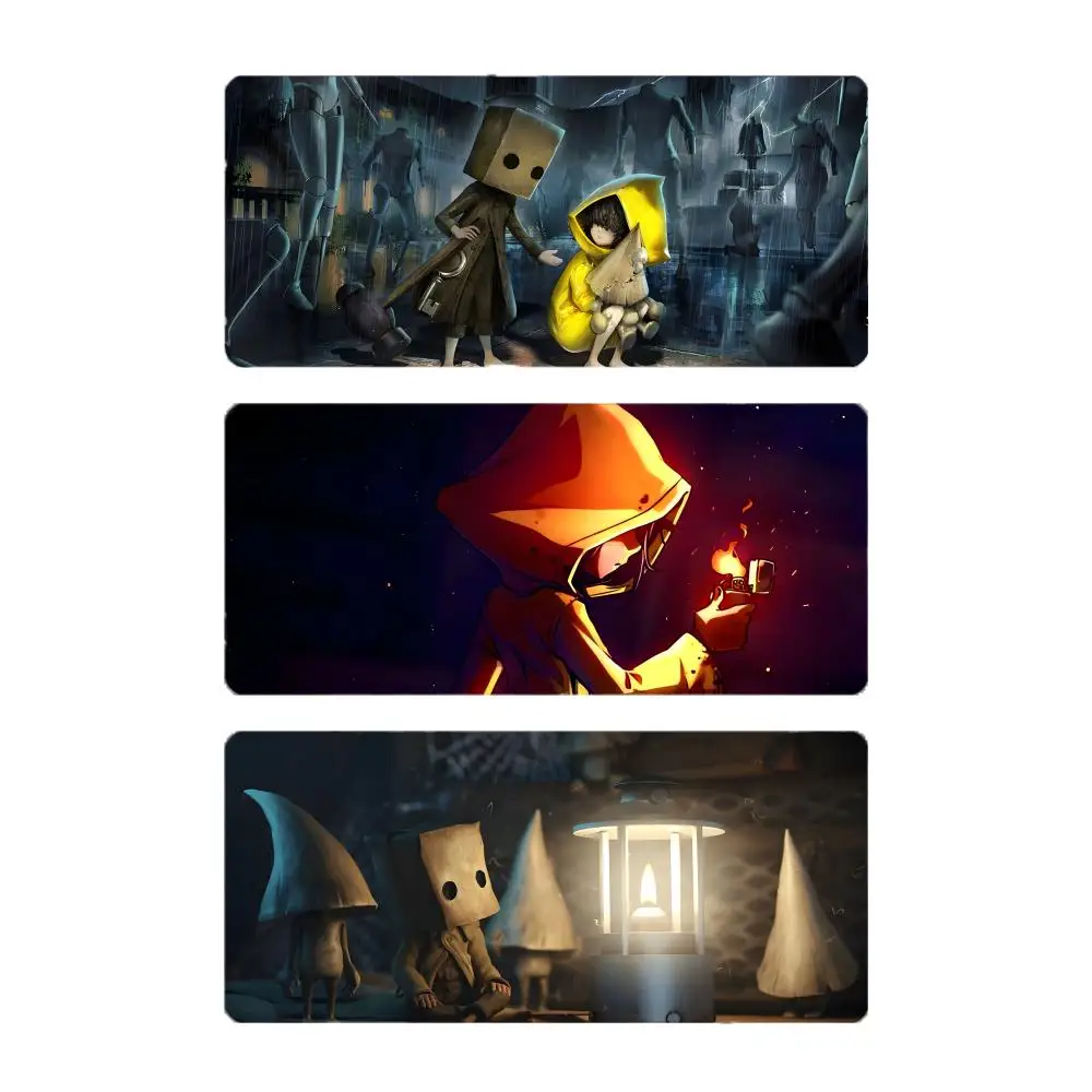 game creepy L-Little Nightmares Mouse Pad Mousepad Large Gaming LockEdge Thickened PC Table Desk Mat