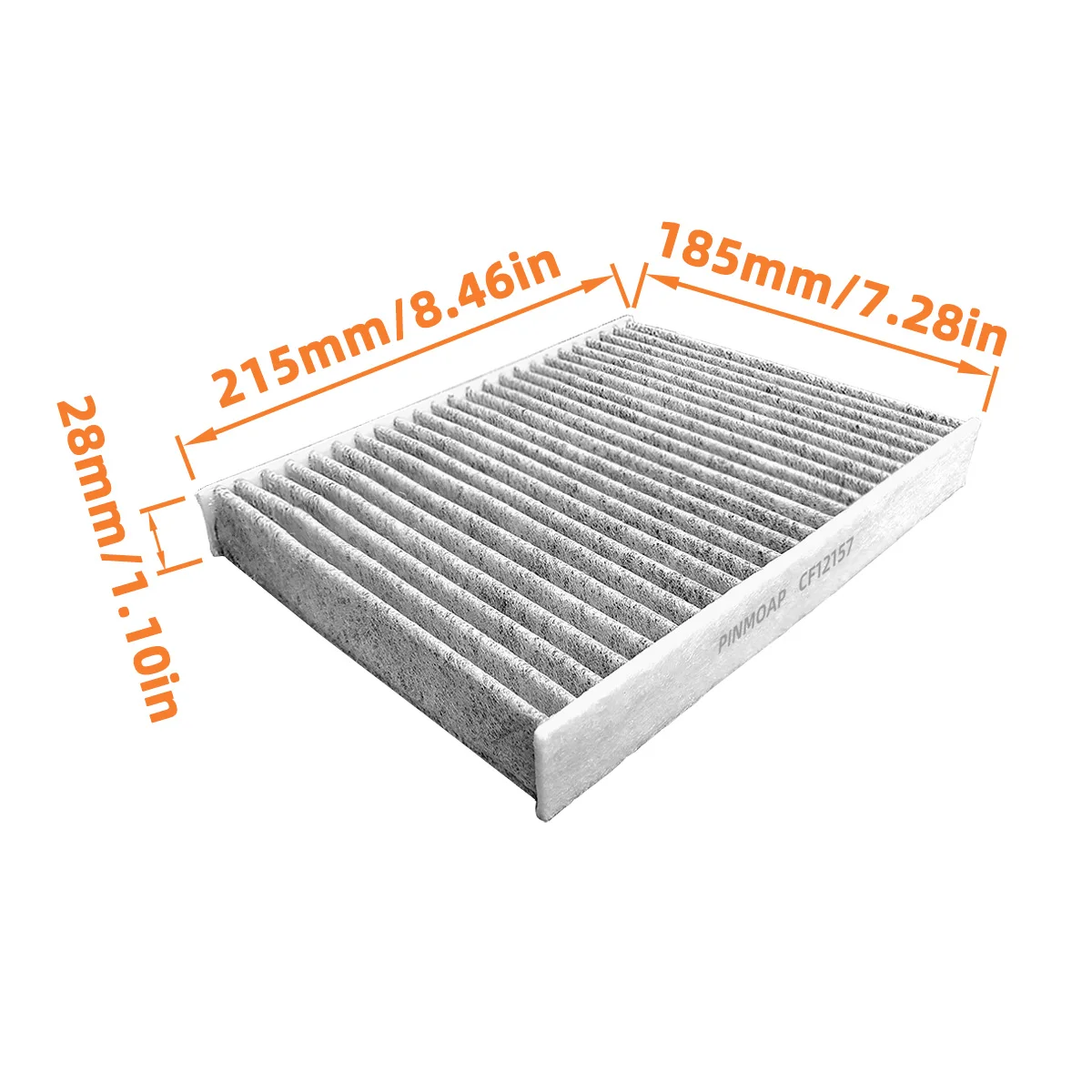 Innenraum-Klimaanlagenfilter CF12157 Auto-Zubehör Passend für Toyota Avalon Camry Corolla Crown RAV4, 97139-0E040M, 87139-0E040 – Detail 7