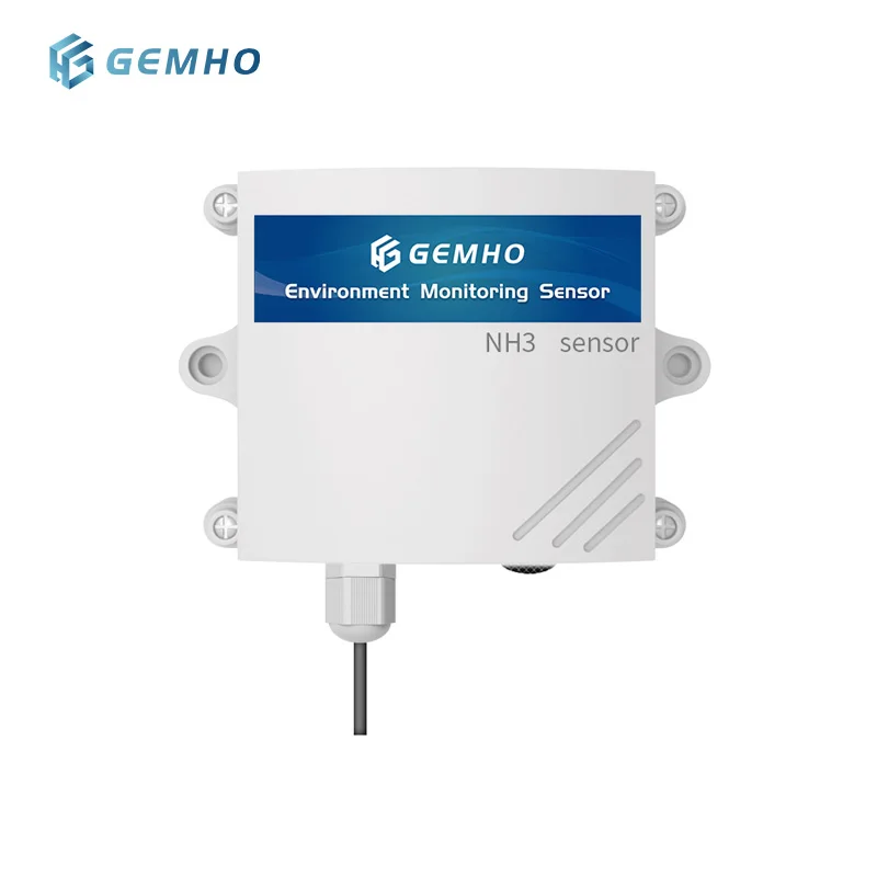 RS485 Ammonia Gas Detector For Public Toilet 0-10PPM Industrial NH3 Gas Transmitter Ammonia Monitor Sensor