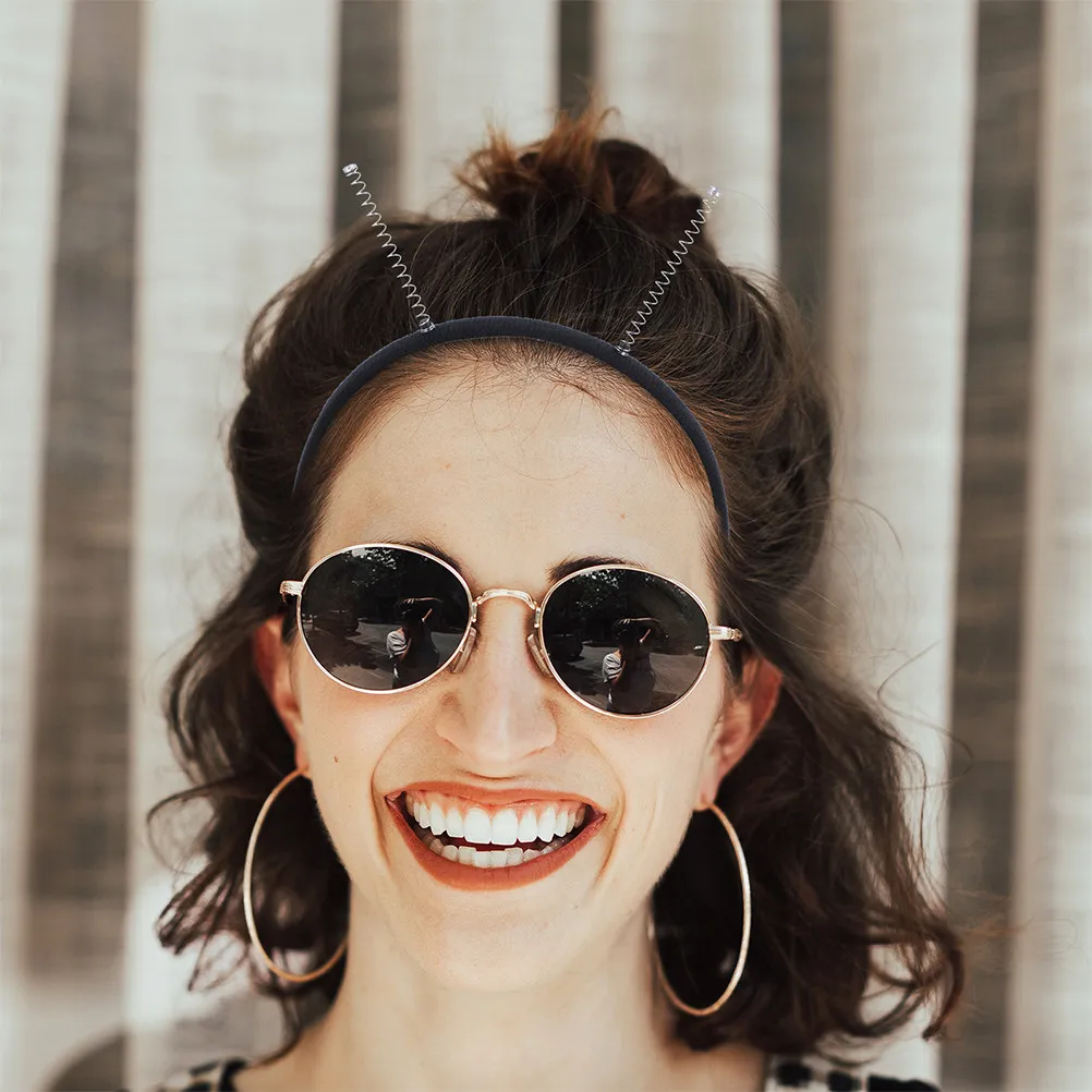 

Набор для рукоделия: 20 шт. черных металлических тонких ободков для волос, удобные аксессуары для женщин, для создания украшений, для вечеринок и свадеб