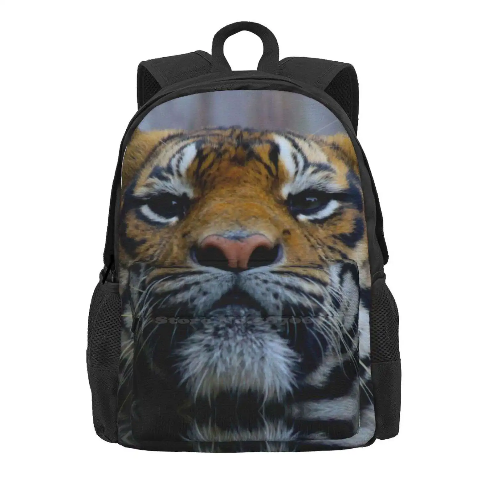 Mochila con cara de Tigre, bolso de moda, animales salvajes, gran oferta