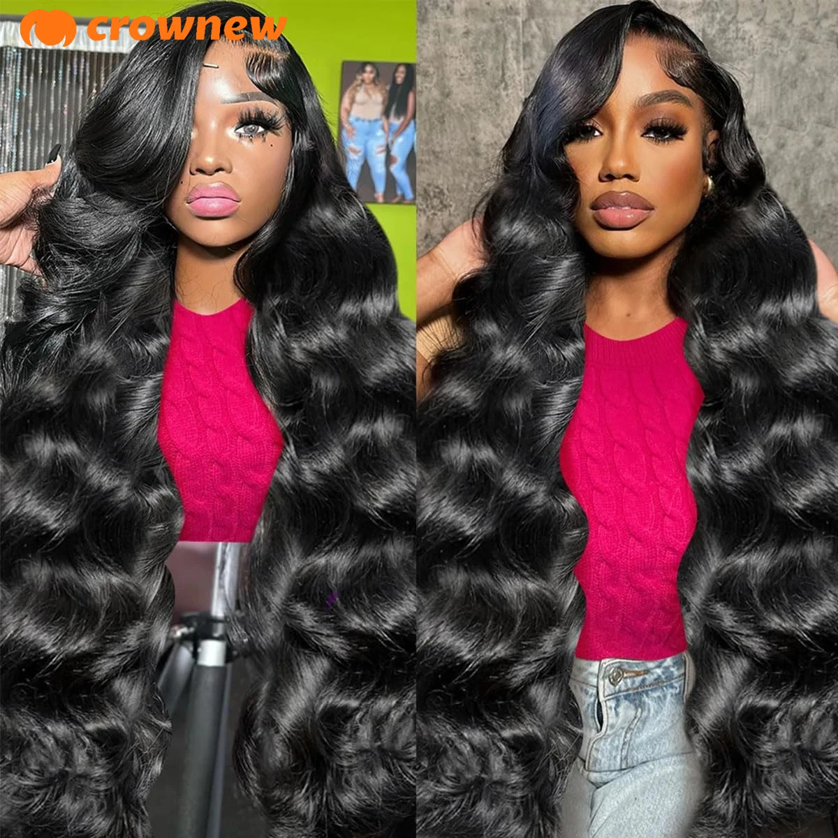 

Body Wave Human Hair Wigs 13X4 Hd Lace Frontal Wig Human Hair 100% Real Human Hair Pre Plucked Bleached Knots For Black Women