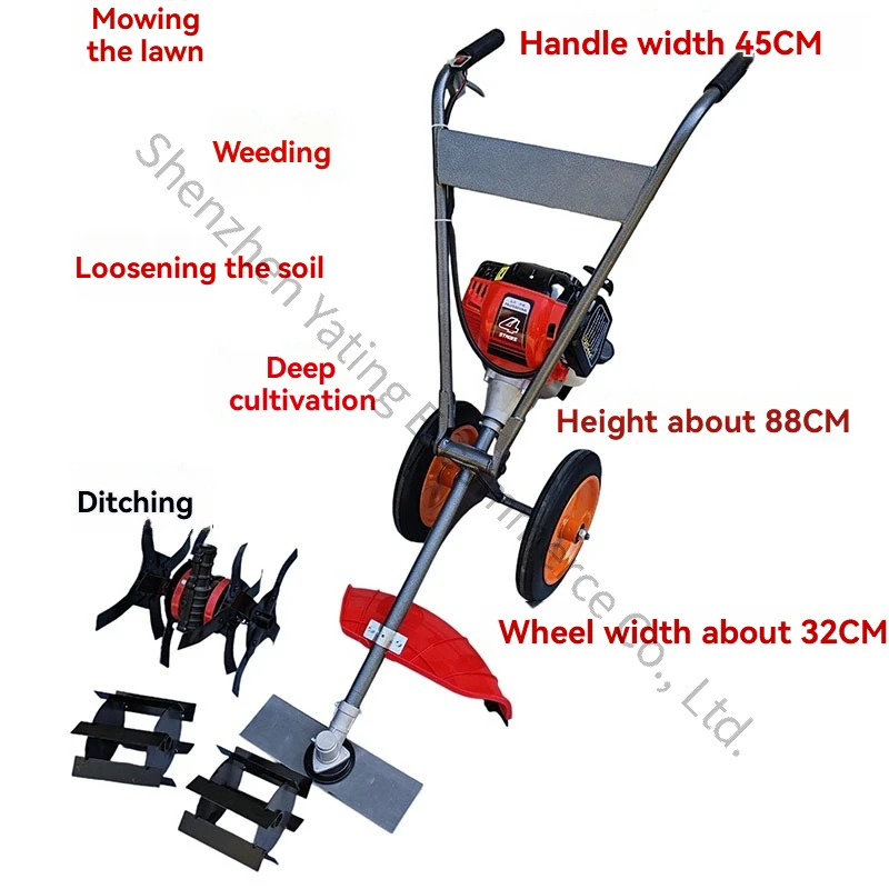 Hand-held Mower, Lawn Mower Hay, Scarifier, Brush Cutter, Lawn Mower, Orchard, Mobile Lawn Mower