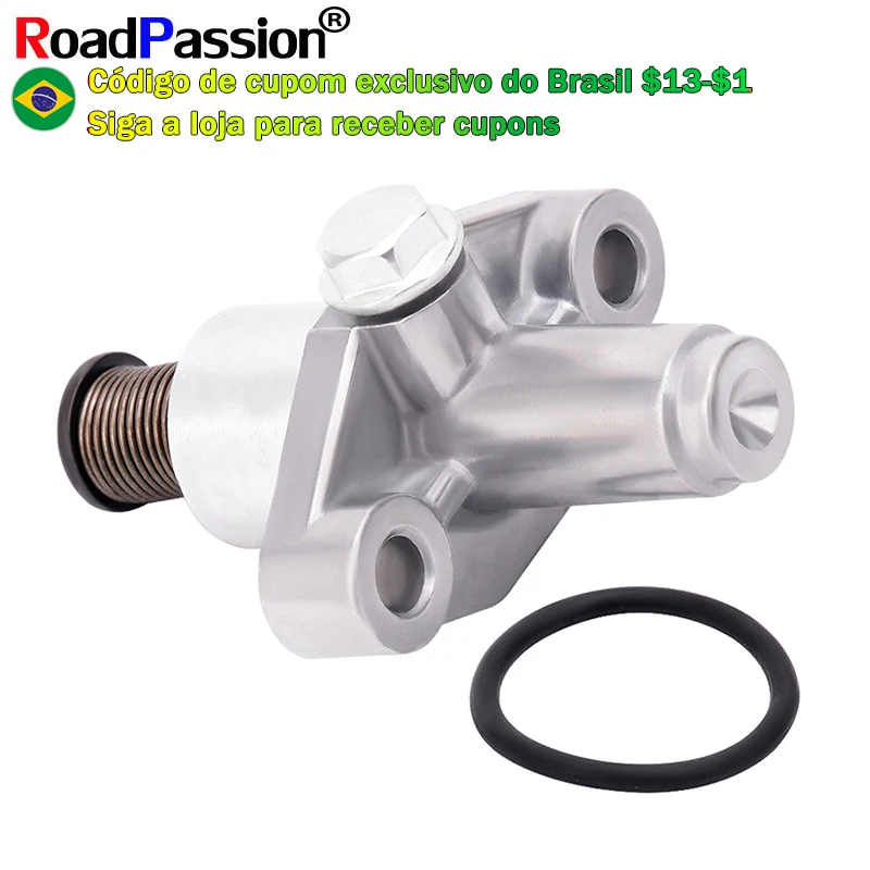 Tensor ajustador manual de corrente de distribuição para motocicleta, para kawasaki atv bayou 185 klf185 klf220 klf250 klf300 klt110 klt160 kz250