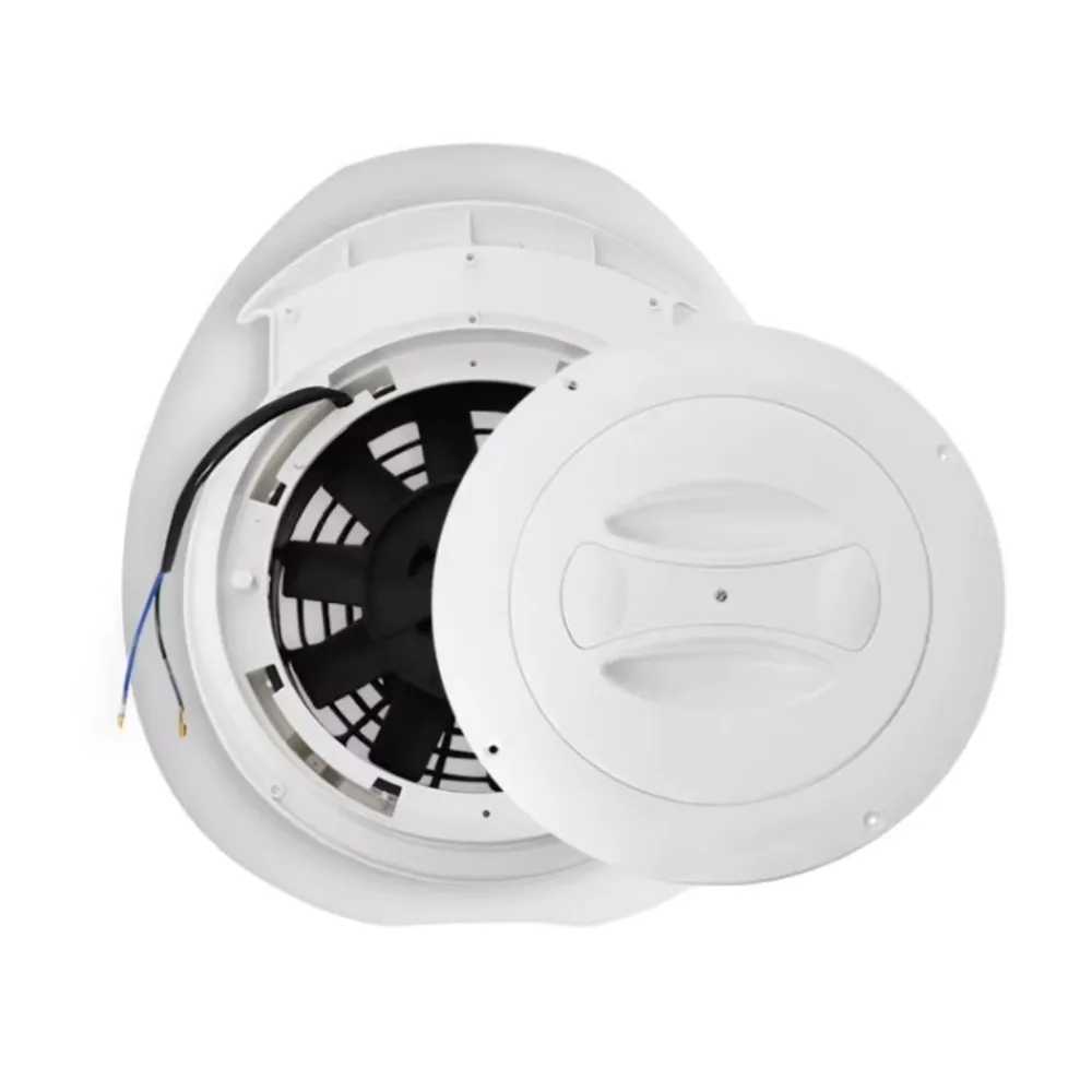 Marine ventilation duct with fan, used for RV trailer RV side air outlet ventilation exhaust fan RV accessories