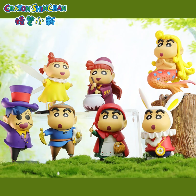 

Authentic Crayon Shin chan Fairy Tale Series Blind Box Anime Trendy Play Decoration Ornament Cute Christmas Birthday Gift Dolls