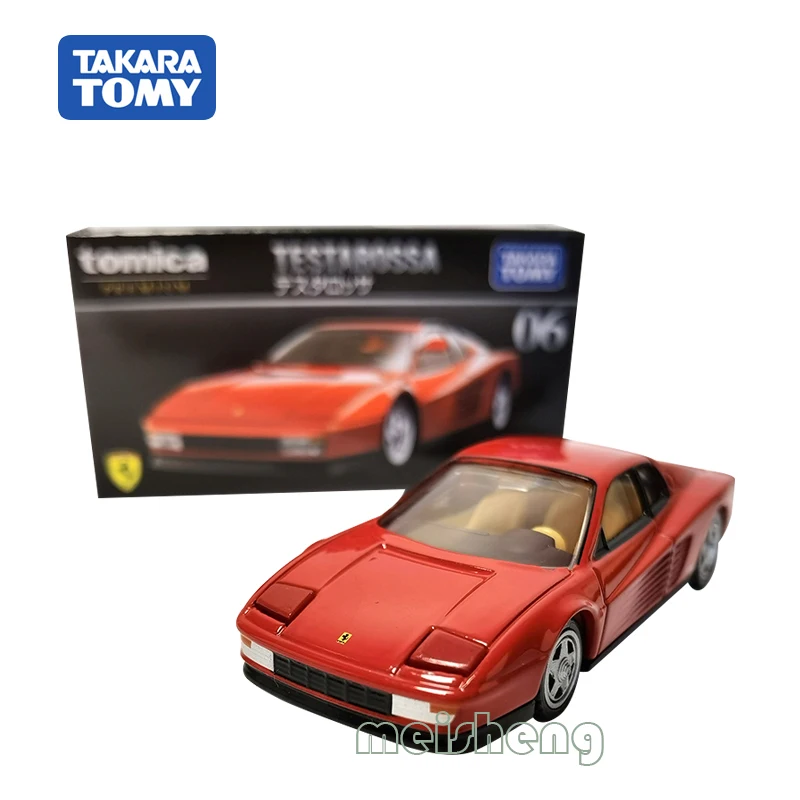 Takara Tomy Ferrari TESTAROSSA Legering auto Diecasts & Toy Vehicles Automodel Miniatuurschaalmodelauto voor kinderen Uitverkocht