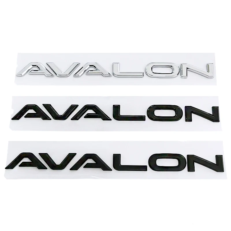 Логотип TOYOTA, эмблема, автомобильные наклейки, глянцевый черный серебряный пластиковый значок, Украшения Для AVALON XX40 50, аксессуары для мужчин
