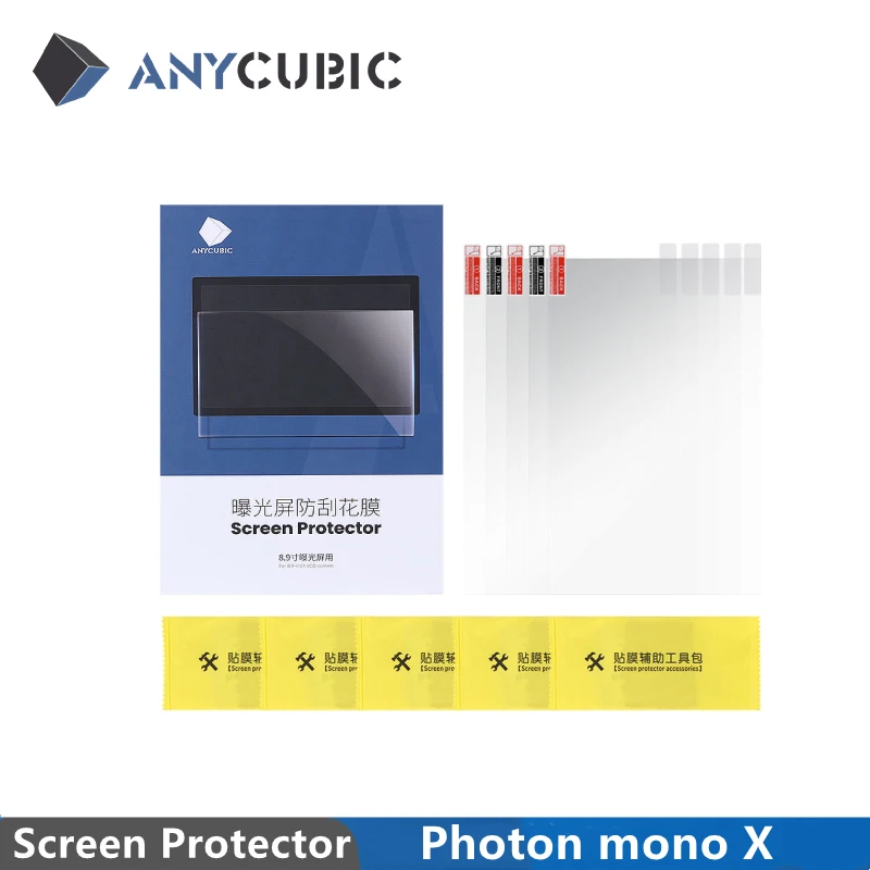 ANYCUBIC Original Screen Protector For Photon Mono X  8.9 inch 3D Printer Parts 5PCS/Lots