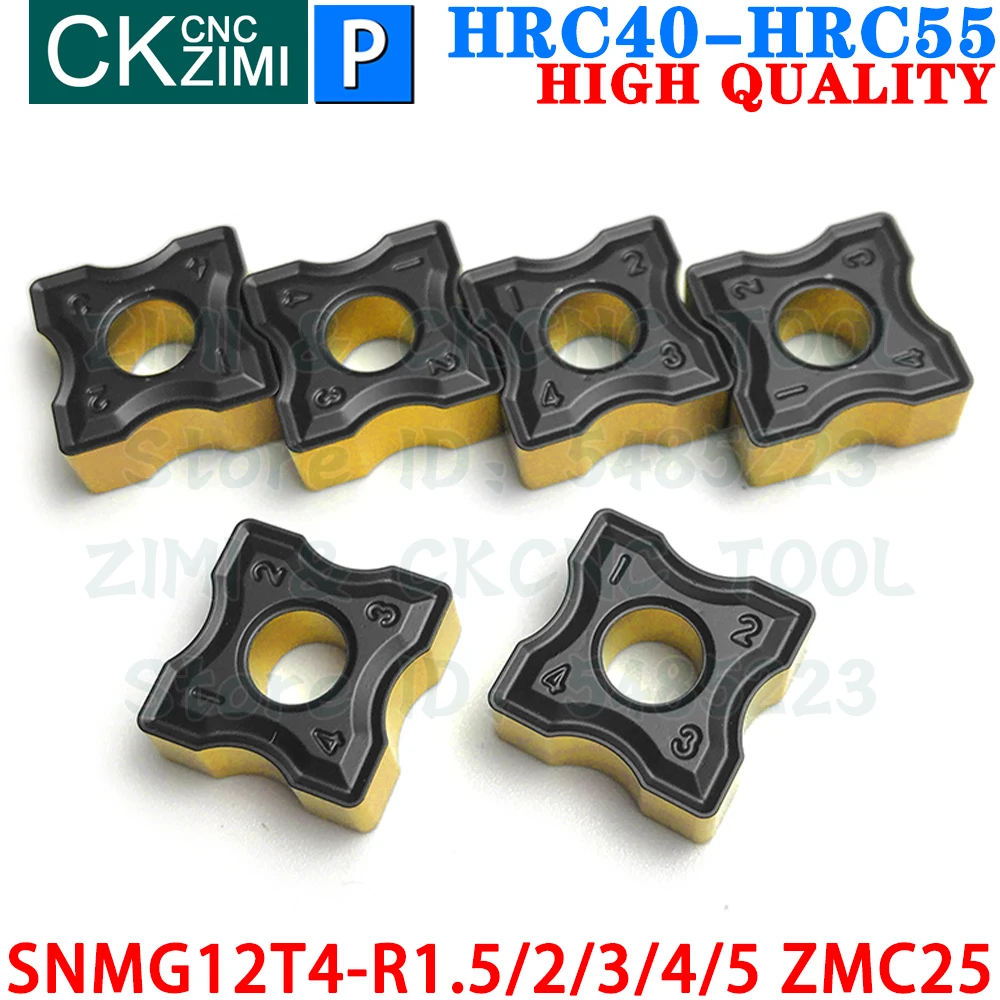 SNMG12T4-R1.5 R2 R3 R4 R5 ZMC25 SNMG Carbide Inserts Chamfering Machine Inserts CNC Turning Cutter Tool for Shipyard Steel Plate