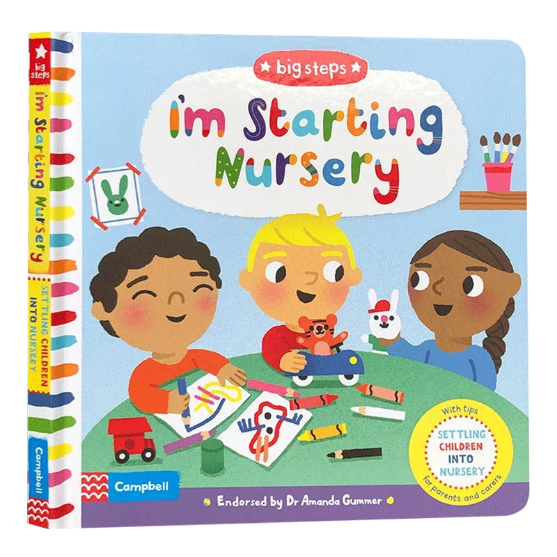 The Big Steps I'm Starting Nursery, Children's books aged 3 4 5 6, English picture book, 9781509836345