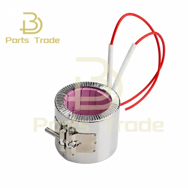 for 50x50mm 50x90mm 50x110mm Red Ceramic Band Heater 220V Max 1200C Heating Element for Machinery Equipment