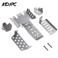 Stainless Steel Chassis Armor Axle Protector Skid Plate For Vanquish VS4-10 Phoenix VS410 RC Crawler Car Upgrade Parts