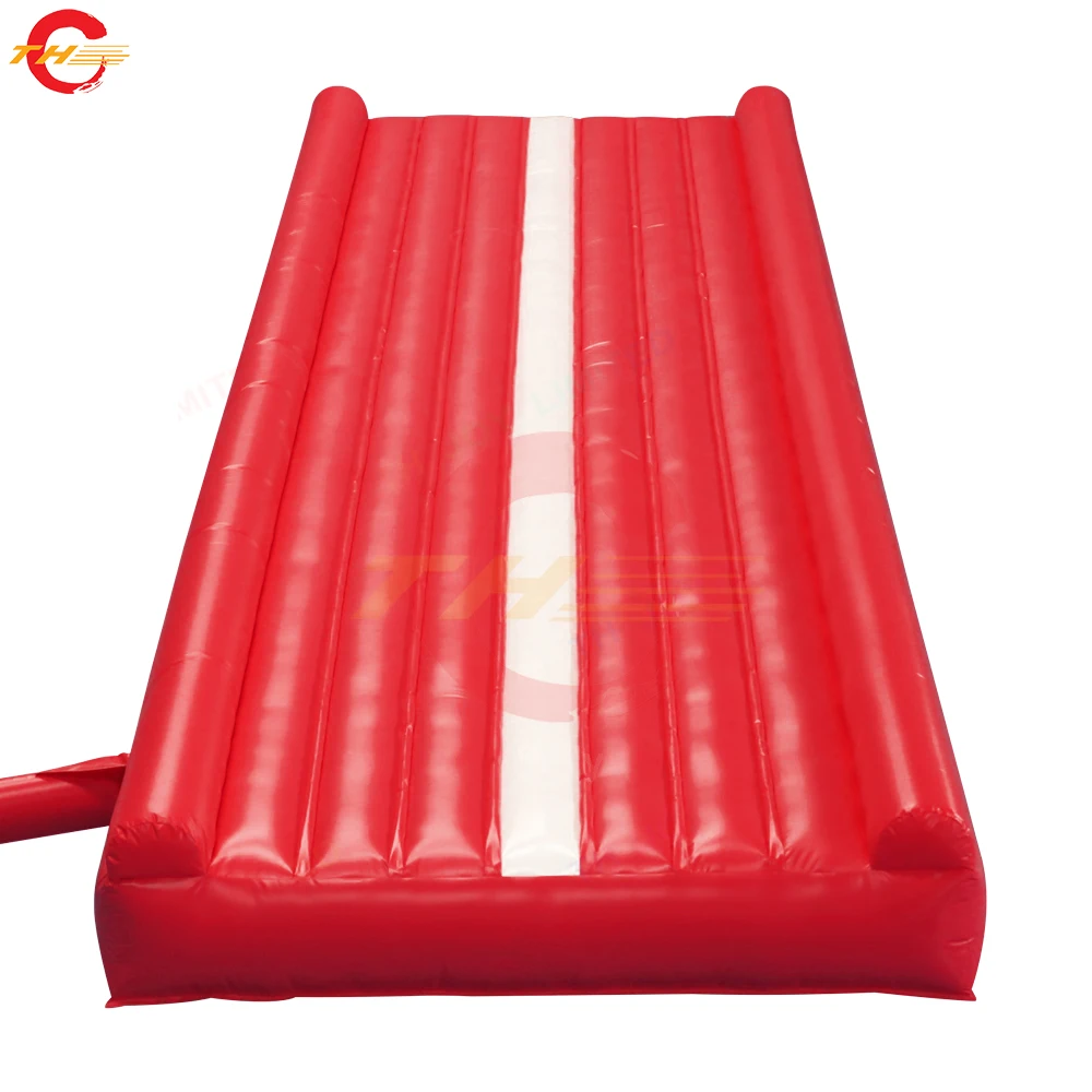 

Free shipping 6x2m inflatable gymnastics mattress track / pvc tarpaulin inflatable tumble track air tumble mat for dancing