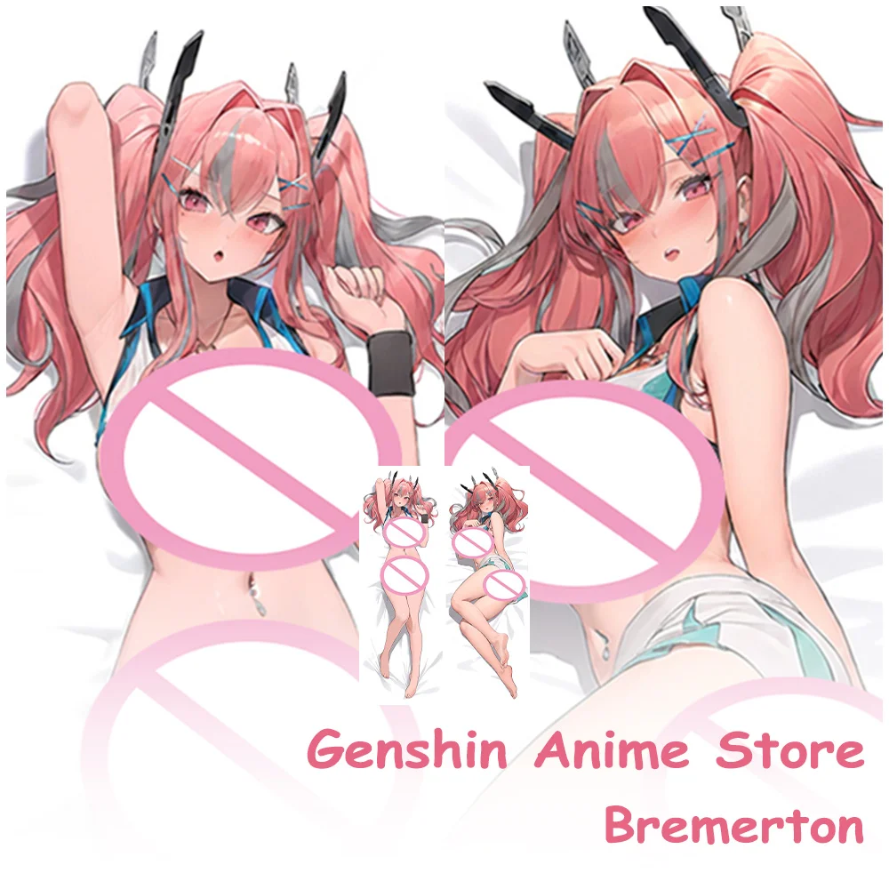 Poszewka Dakimakura Azur Lane Bremerton Pełnowymiarowa Poduszka Cosplay Rekwizyty Anime Dwustronny Nadruk Otaku Poszewki na Poduszki