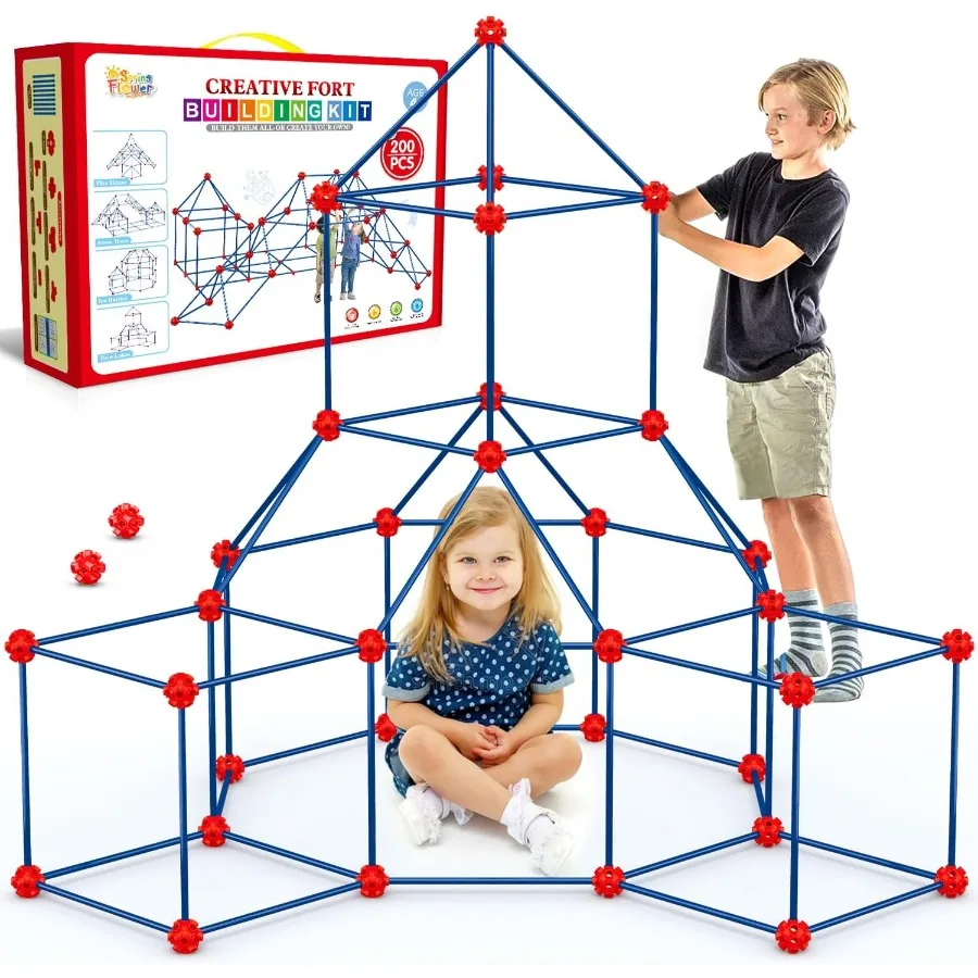 Kit de construcción de fuerte para juguetes de construcción STEM, regalo educativo para niños y niñas de 4, 5, 6, 7, 8, 9, 10, 11, 12 años, Ultimate Creati