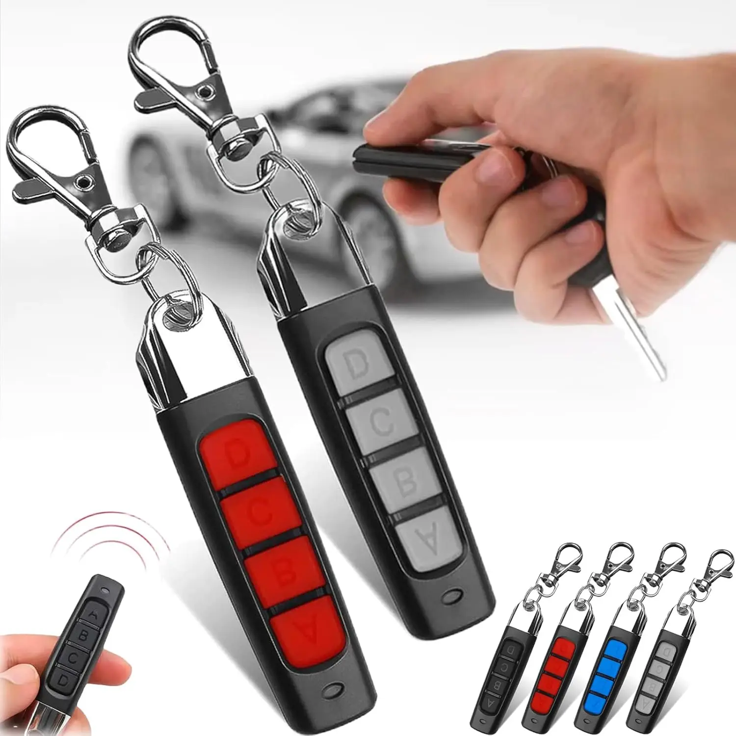 1PC 433MHz Remote Control Duplicator Replacement Key Duplicator Fixed Learning Code Copy Remote Controller for Electric Gate