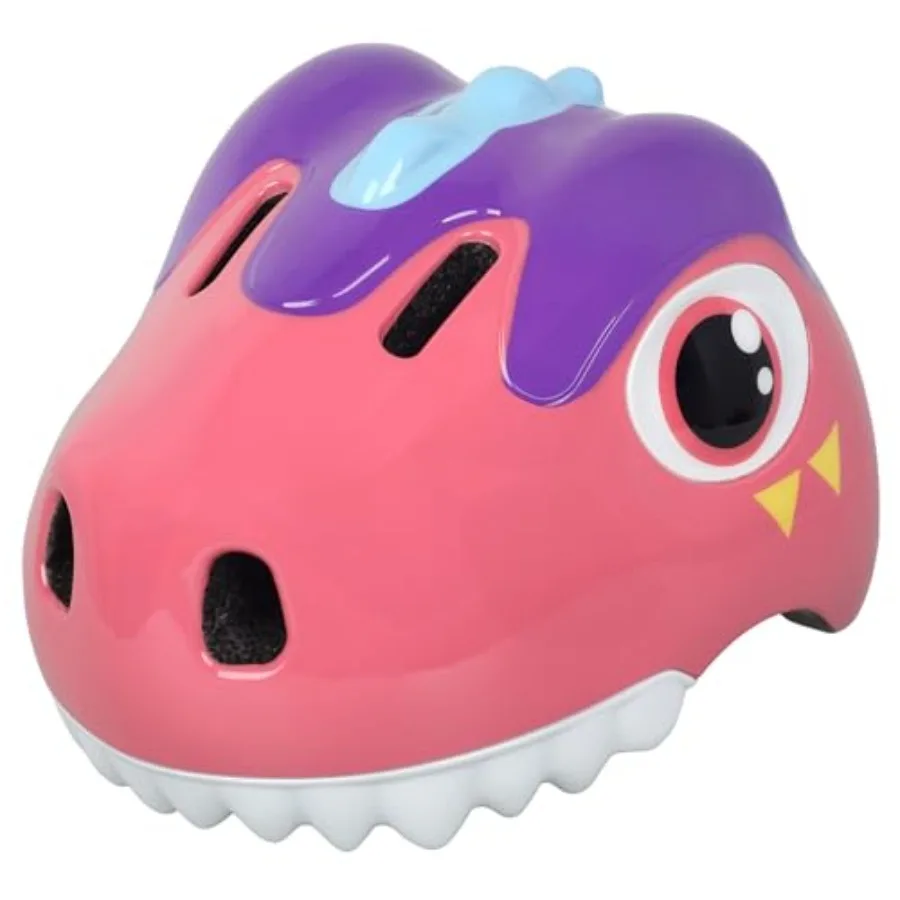 

Dinosaur Bike Helmet for 1-3-5-8 Toddler Baby Lightweight Bicycle Helmet for Cycling Skateboard Roller Skate and Multi-Sports 2