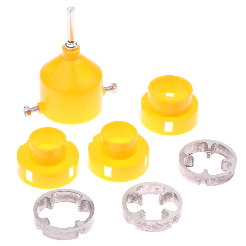 

7Pcs Electric Threading Machine Tool Pipe Threader Kit PPR Water Pipe Internal Thread Opener Thread Making Tools