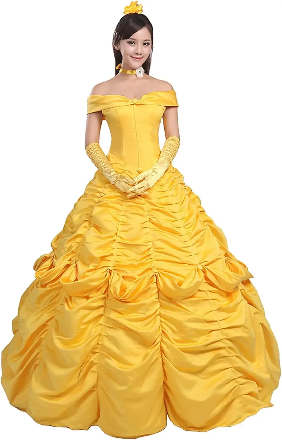 Beauty and Beast Prince Costume Halloween Princess Bell Costume Performance Princess Bell Dress  anime cosplay  cosplay costumes