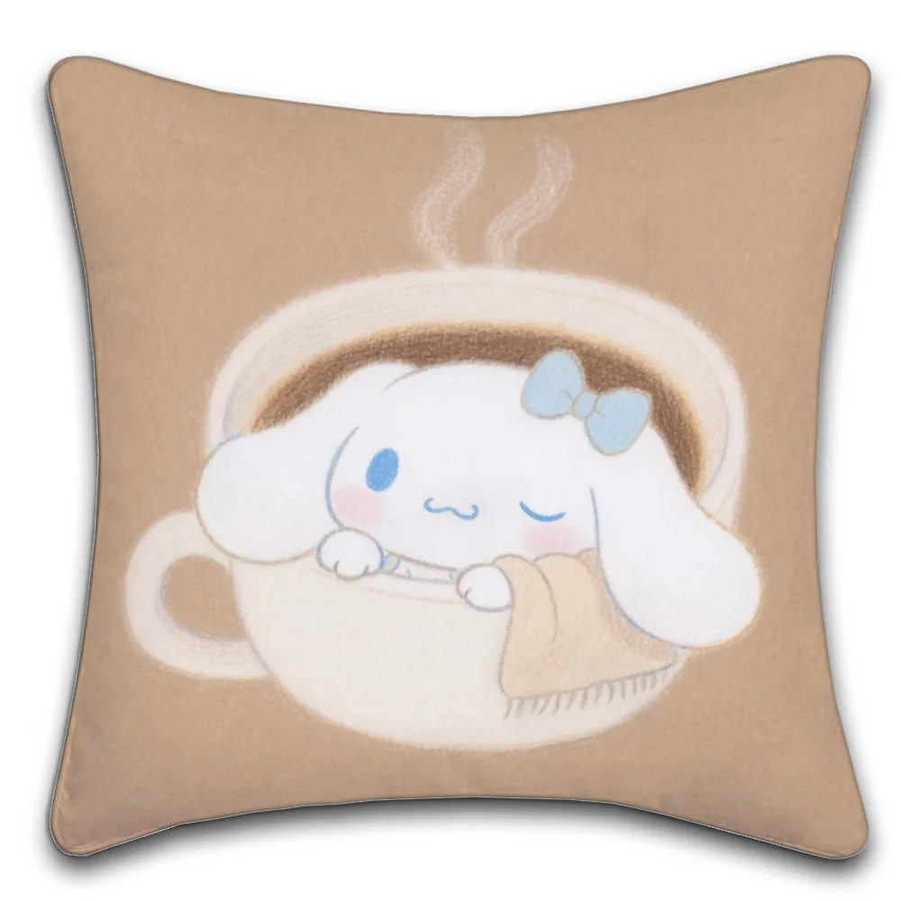 Sanrio Cinnamoroll Pillowcase toon Gift Cushion Cover Bedroom Home Sofa Chair Seat Decor pillow case