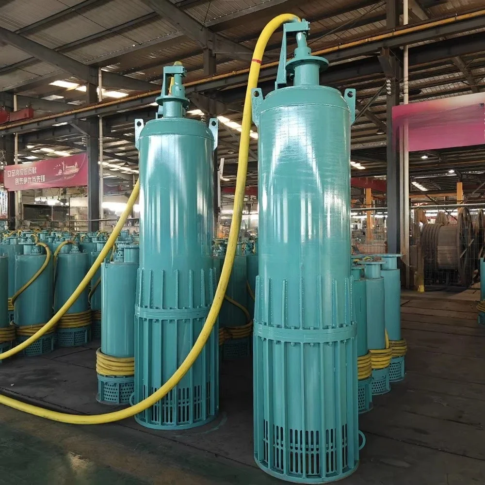 High Efficiency Cast Iron Centrifugal Sewage Lift Pump Underground Mine Submersible Drainage Water Pump - view 4