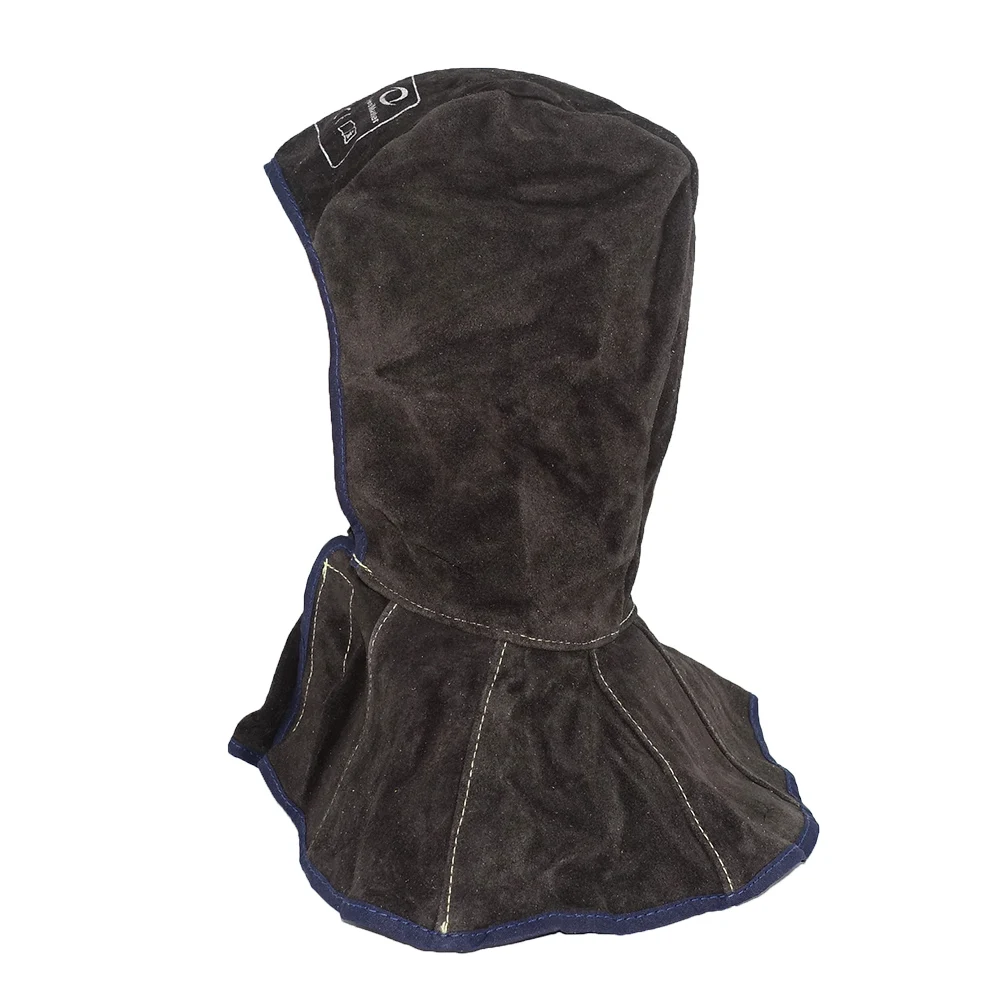 Capuche de soudage professionnelle en cuir de vachette, capuchon de soudure, étincelle CE, arrangpour casque de soudeur