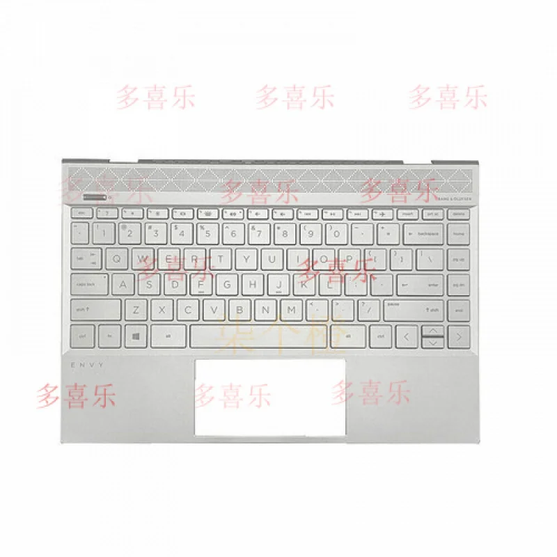 ZZMM   For HP ENVY 13-AH 13-AH0006TU TPN-W136 C Shell Palmrest W/ Keyboard Silver/ Gold