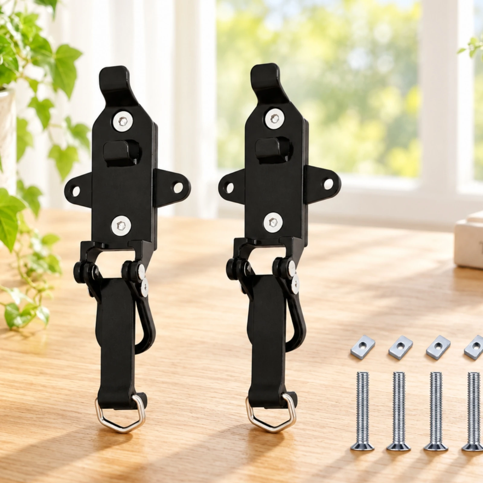 2 Pieces Shovel Holder Clamp-Style Shovel Mounting Brackets with Mounting Hardware Secure Heavy Duty for Overland Enthusiasts