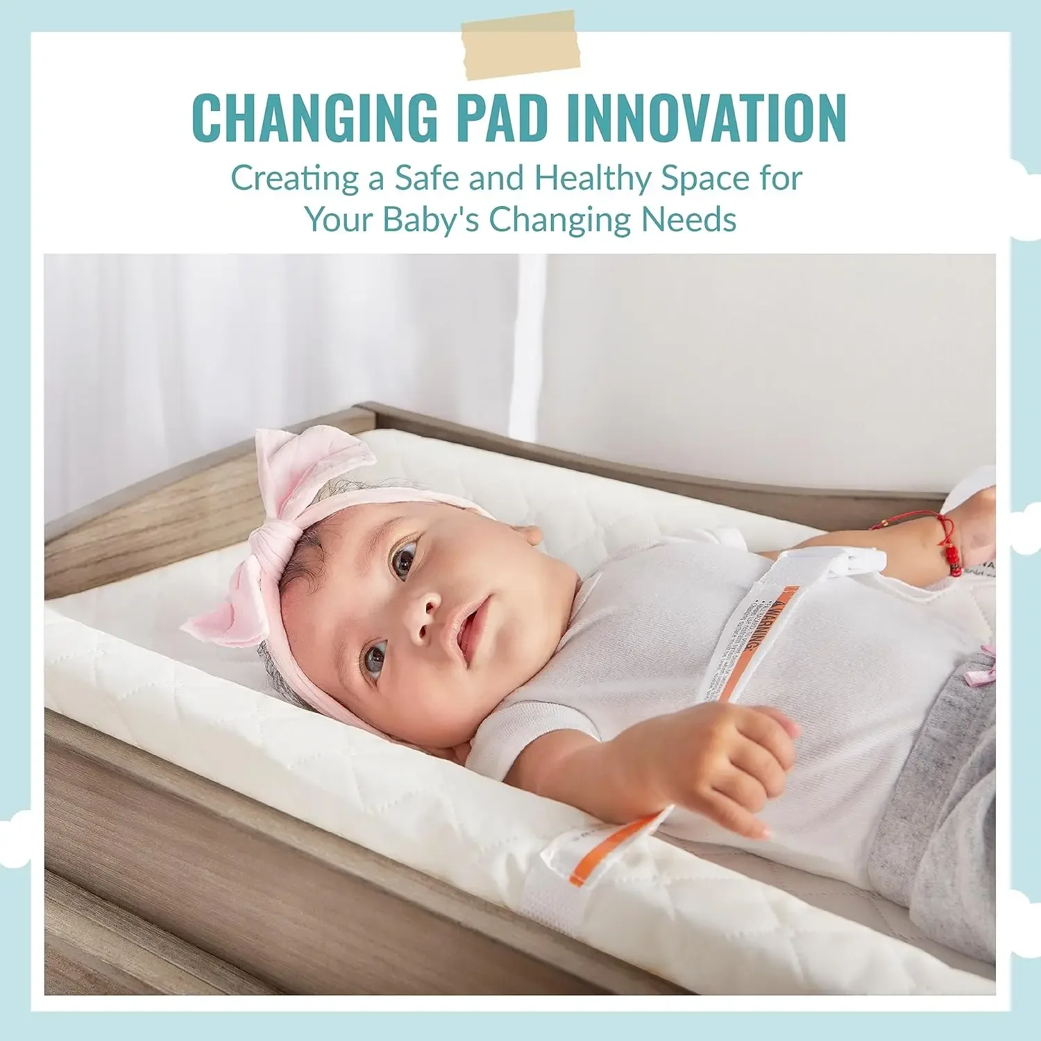 Changing Pad for Changing Table Contour Changing Pad for Changer Tray Portable Nursing Baby Massage Pad Waterproof