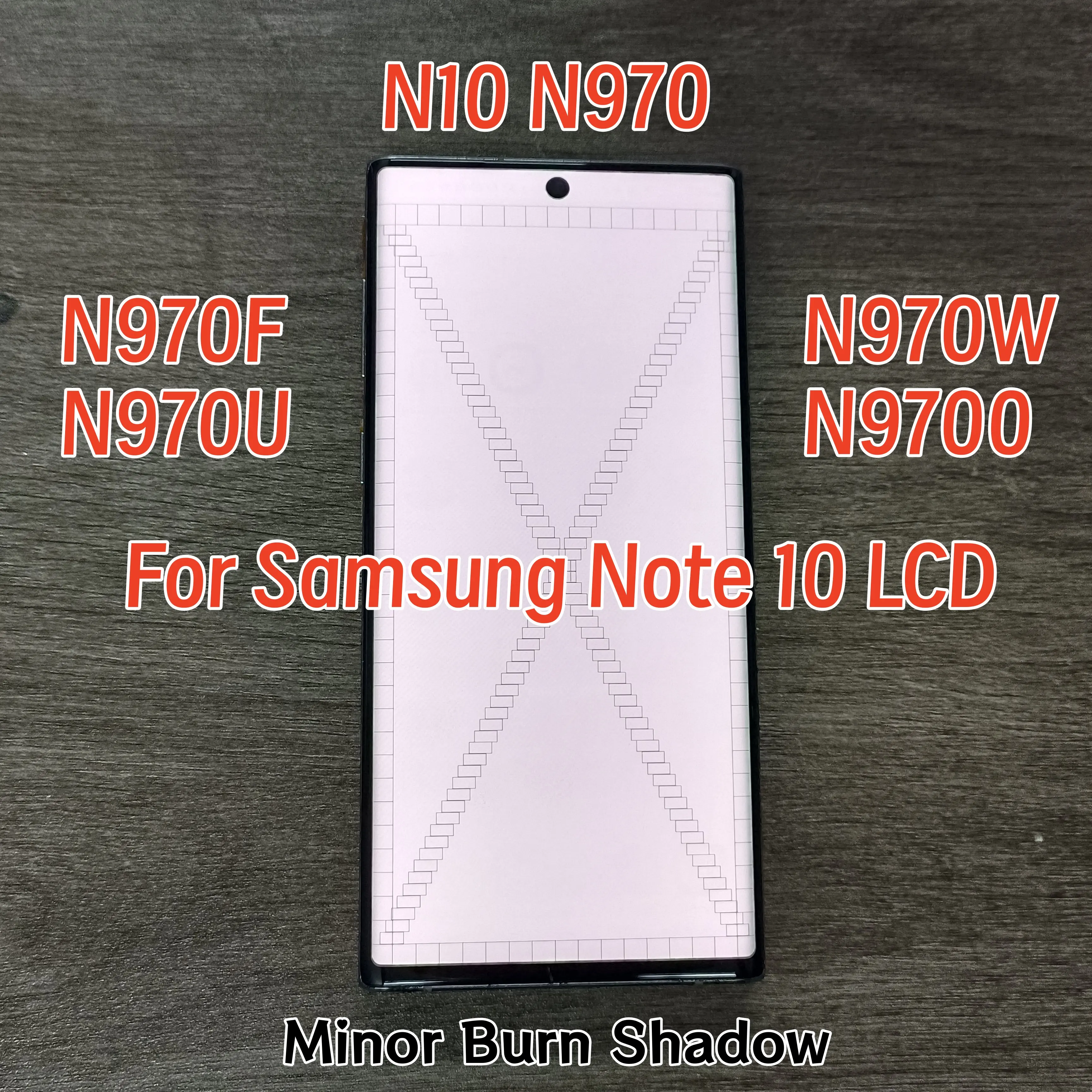 6.3''Super AMOLED For Samsung Galaxy Note 10 Screen N970f N970 N9700 Lcd With Defects Display Touch Screen Digitizer Assembly