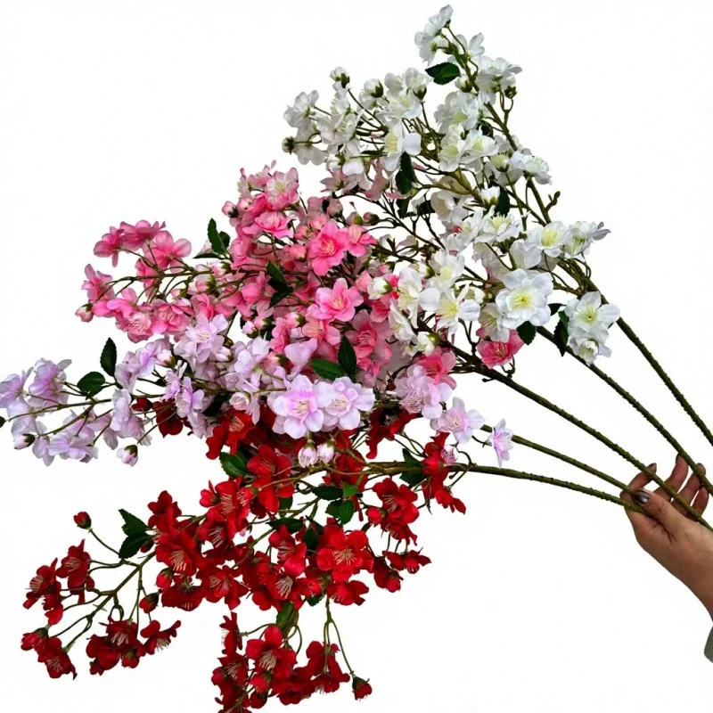 

5 шт. больших искусственных цветов сакуры для свадебного декора, оформления проходов, арок и домашнего интерьера.