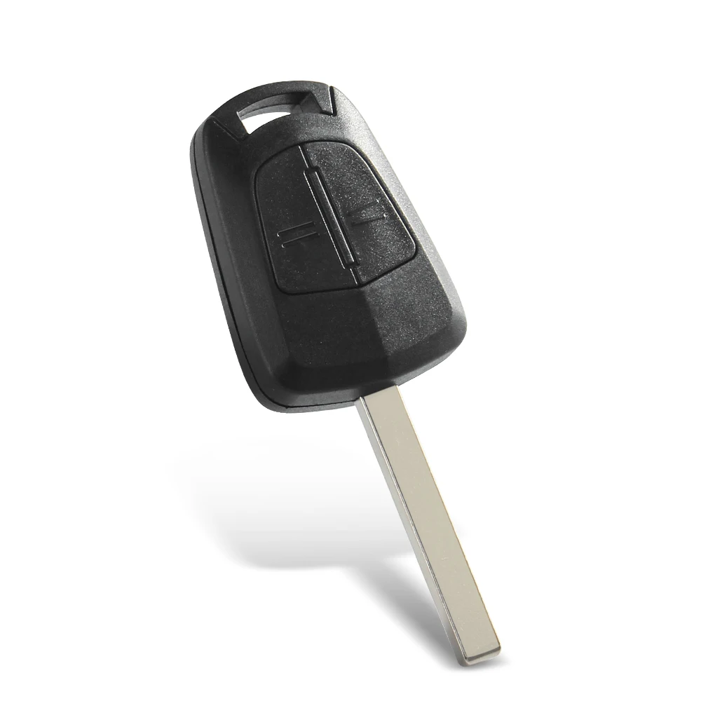 KEYYOU-carcasa de repuesto para llave de coche, 2 botones, Fob, para Opel Corsa, Astra H, Corsa D, Zafira B, Meriva