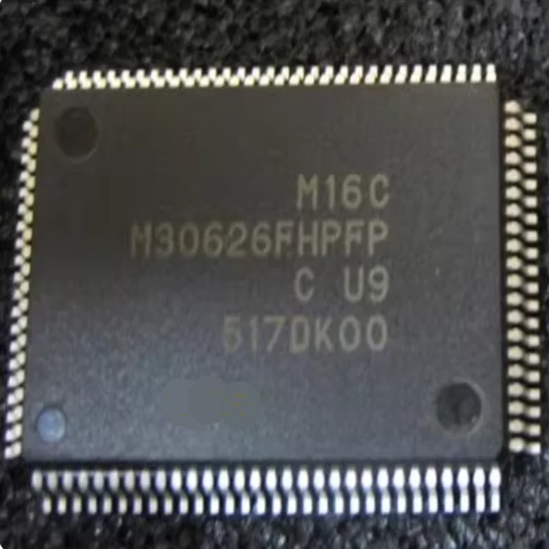 1pcs M30626FHPFP QFP100 16-bit CMOS microcontroller, commonly used in industrial and embedded control scenarios