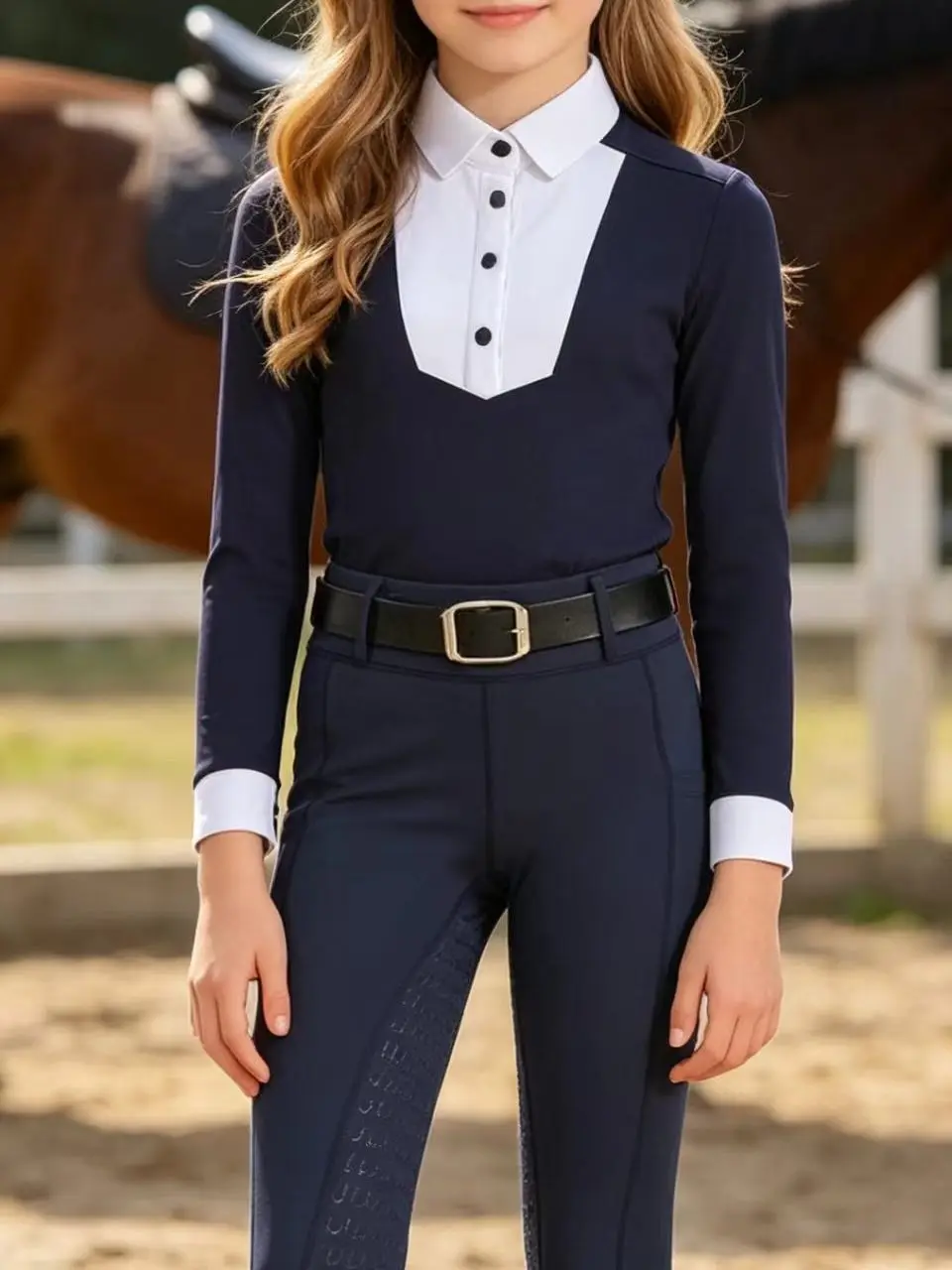 high-waist-children's-riding-trousers-quick-dry-anti-slip-wear-resistant-breathable-elasticity-riding-pants-professiona