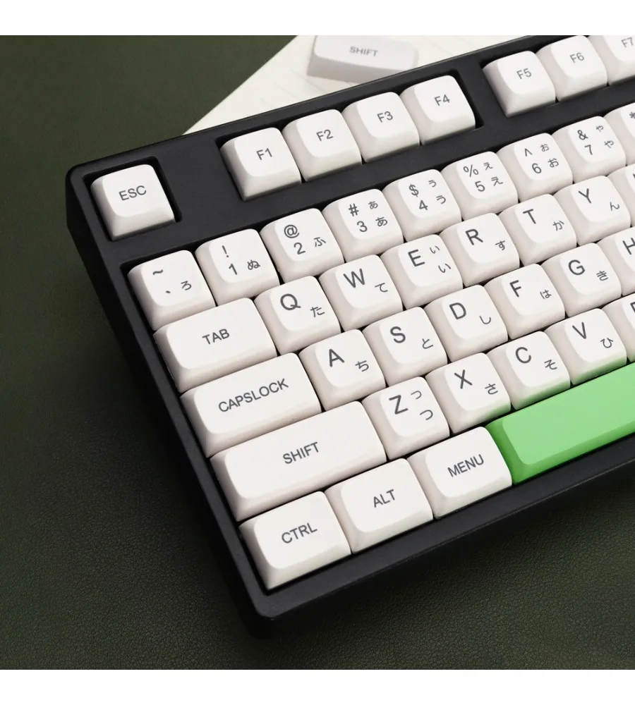 

Avocado Keycap Green Japanese PBT Sublimation XDA Height 137 Keys Suitable for Mechanical Keyboard 64/87/980