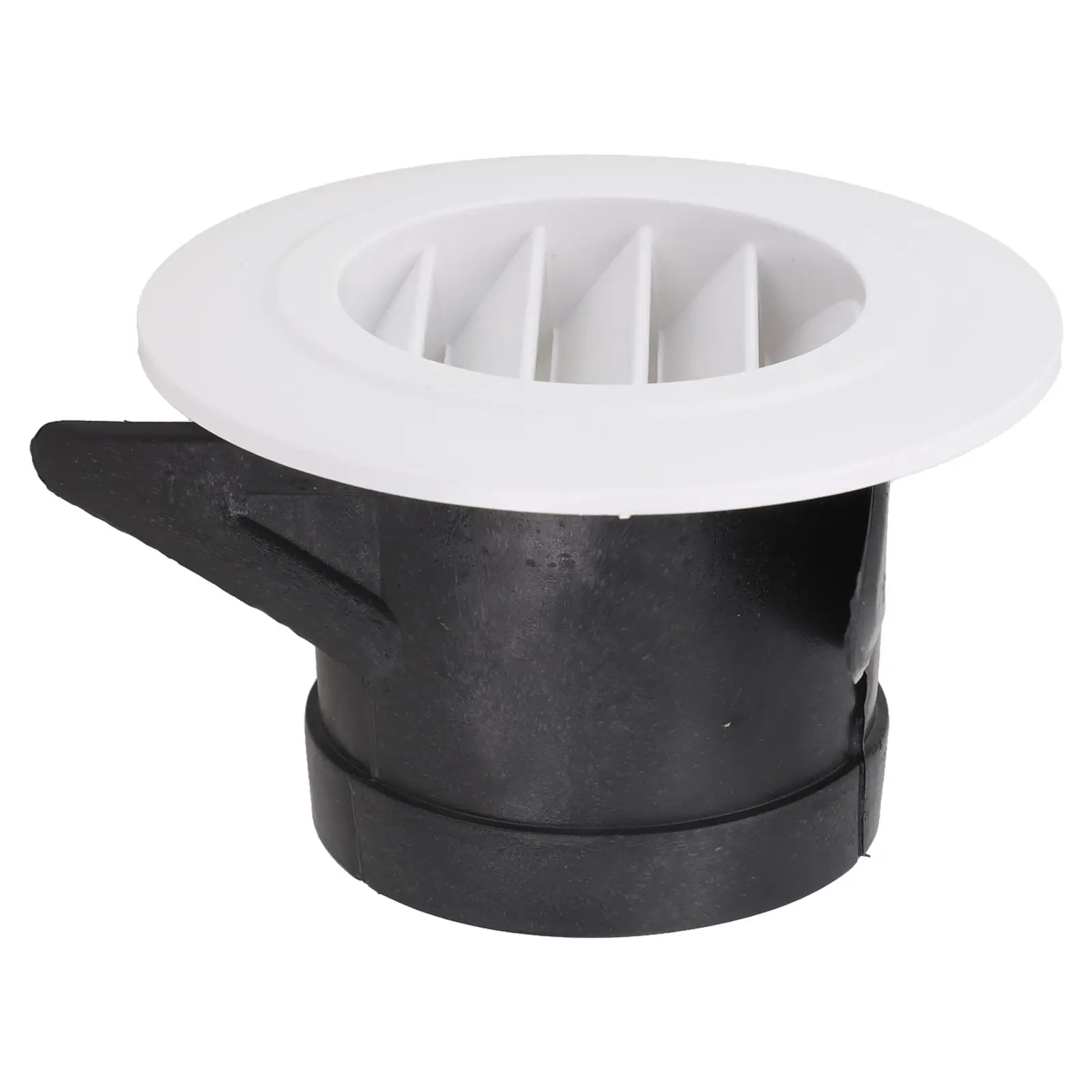1pcs 75/100/125/150/200mm 덕트 통풍구 원형 루버 통풍구 내부 ABS 그릴 환기 벽 통풍구 커버 조절 가능